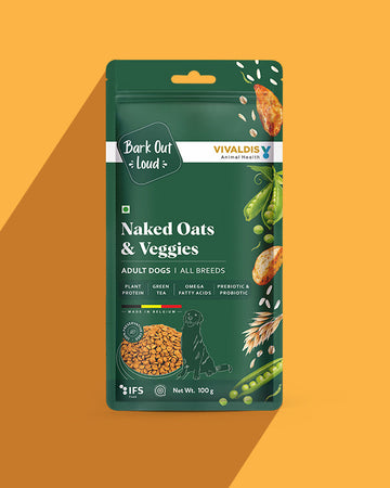 Naked Oats & Veggies - Adult Dog Dry Food for Medium & Large Breed (100 gm)